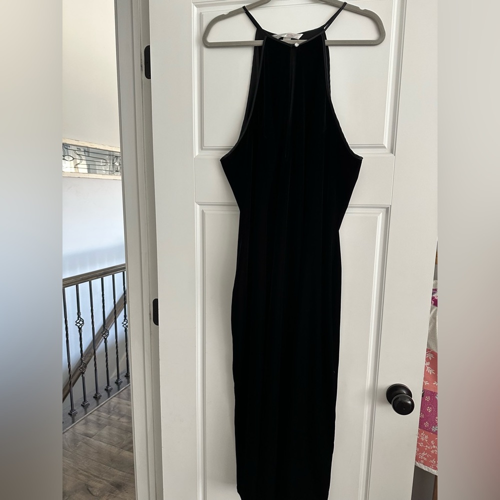 Cacique Elegant Black Velour Lingerie women’s plus size 22W/24W.